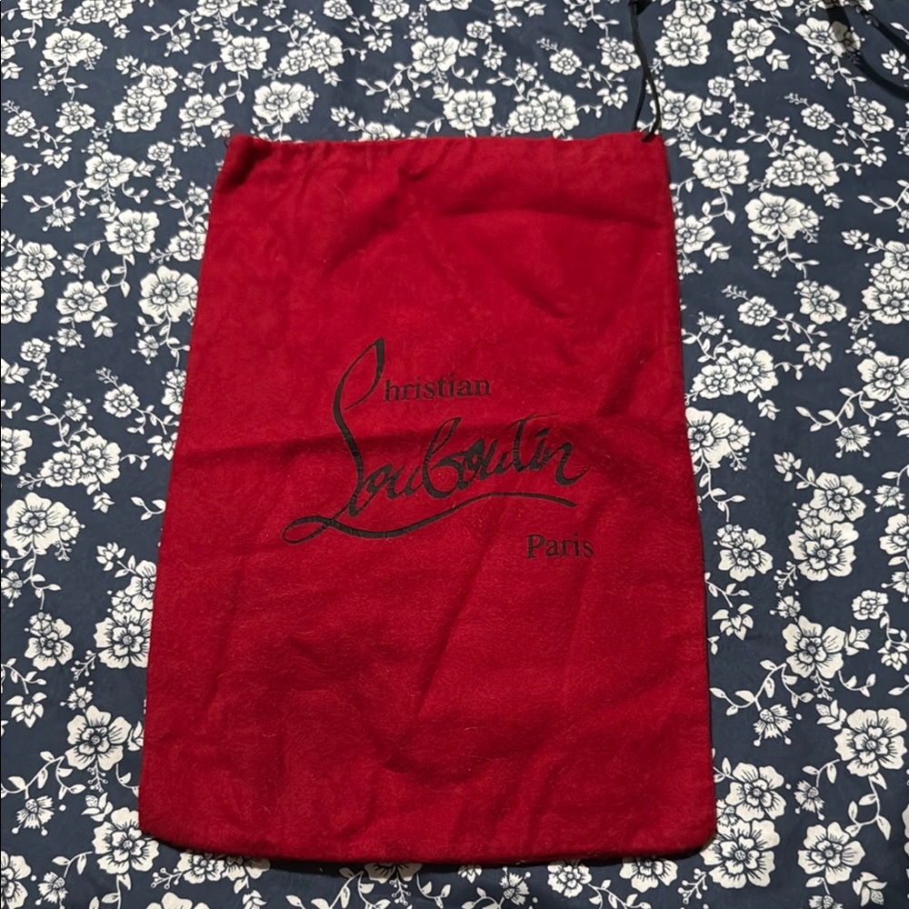 Christian Louboutin Red Logo Dust Bag